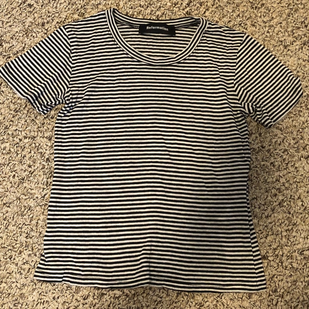 Reformation cropped t-shirt